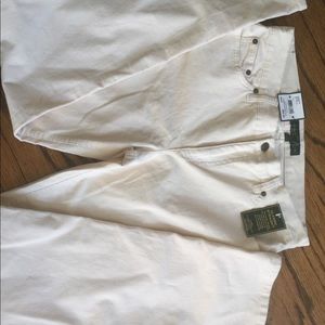NWT Lauren slimming classic straight pants